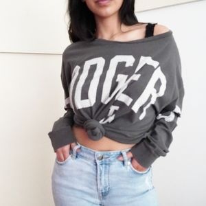 Dodgers Gray Los Angeles Long Sleeve Shirt